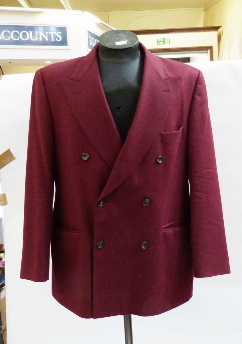 Gentleman's dinner jacket made by Canda with satin shawl collar, a David Moss cream evening jacket, - Image 3 of 4