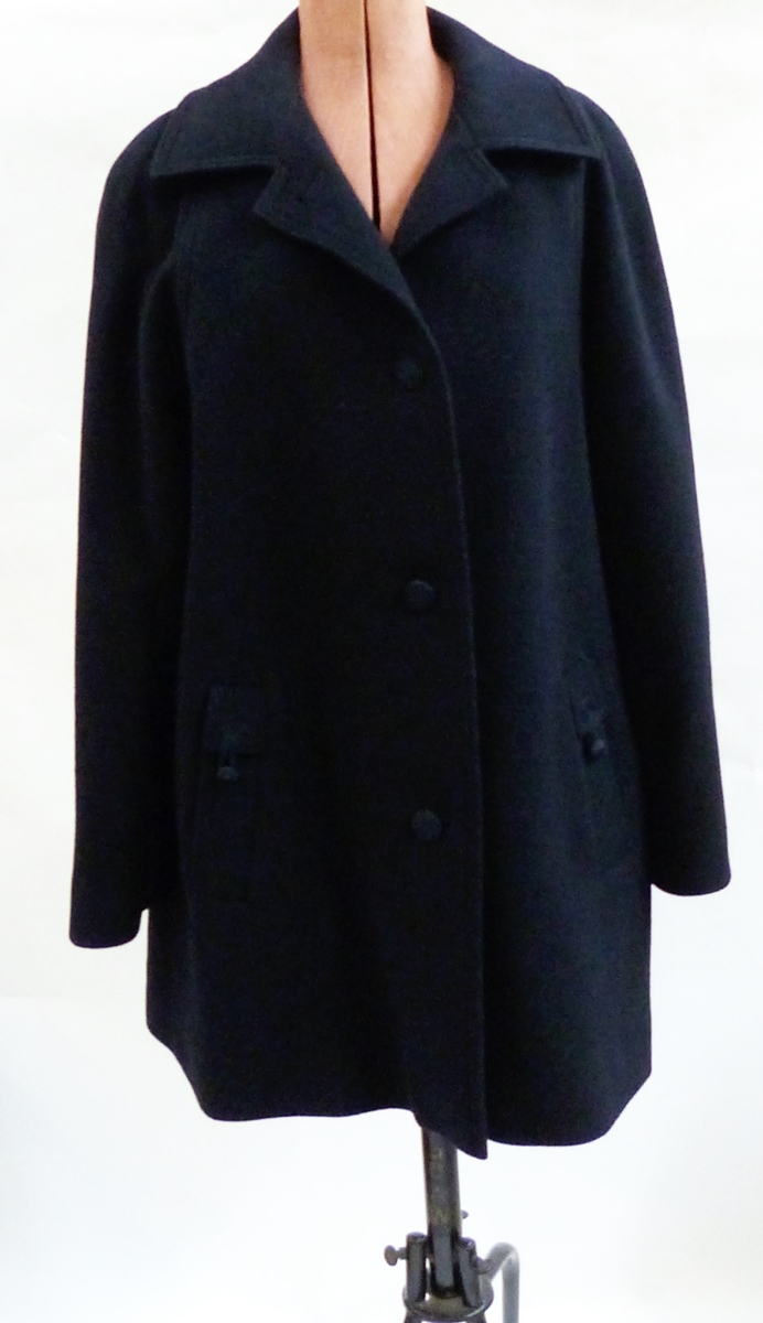 Dax black overcoat, - Image 3 of 3