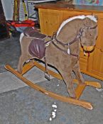 Mamas and Papas plush rocking horse