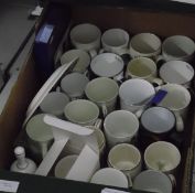 Large quantity of royal commemorative mugs (1 box)