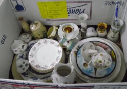 Assorted ceramics including Hammersley, Minton,