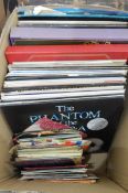 Quantity of long playing records including Phantom of the Opera, Oliver, HMS Pinafore, Abba,