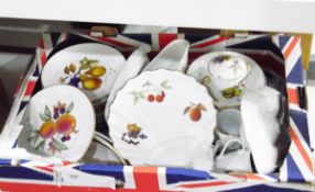 Large quantity of Royal Worcester 'Evesham' pattern part tea service,