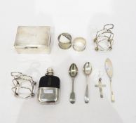 Silver jug by Goldsmiths & Silvermiths Co Ltd, London 1938, of plain flared design,