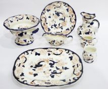 Mason's Ironstone 'Mandalay' part dinner service including comport, fruit bowl, meat plate,