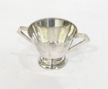 Silver two-handled bowl by Walker & Hall, Sheffield 1910,