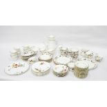 Three various Royal Worcester tea and coffee sets to include 'Gold Chantilly' and 'Pekin' patterns