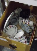 Various cups and saucers,