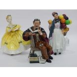 Three Royal Doulton figures to include 'The Professor' HN2281, 19cm high,