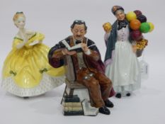 Three Royal Doulton figures to include 'The Professor' HN2281, 19cm high,