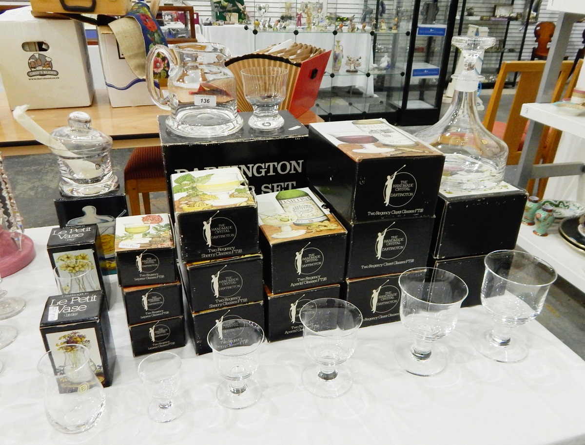 Large quantity of boxed Dartington glass including Dartington water set, Dartington ship's decanter, - Image 2 of 2