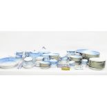 Bing and Grondahl porcelain part tea/coffee set, Seagull pattern, comprising cups and saucers,