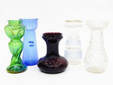 Assorted glass hyacinth bulb vases (23)