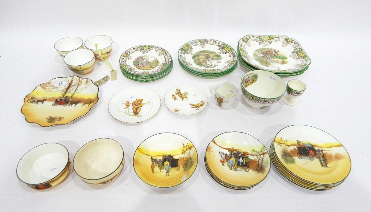 Copeland Spode 'Byron' pattern part breakfast set, - Image 2 of 2