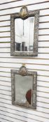 Pair of Edwardian silver photograph frames,