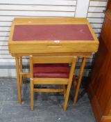 Child's desk and chair