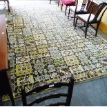 Pair of Axminster-style carpets,