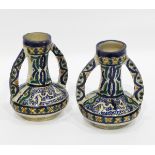 Pair of Isnik vases,
