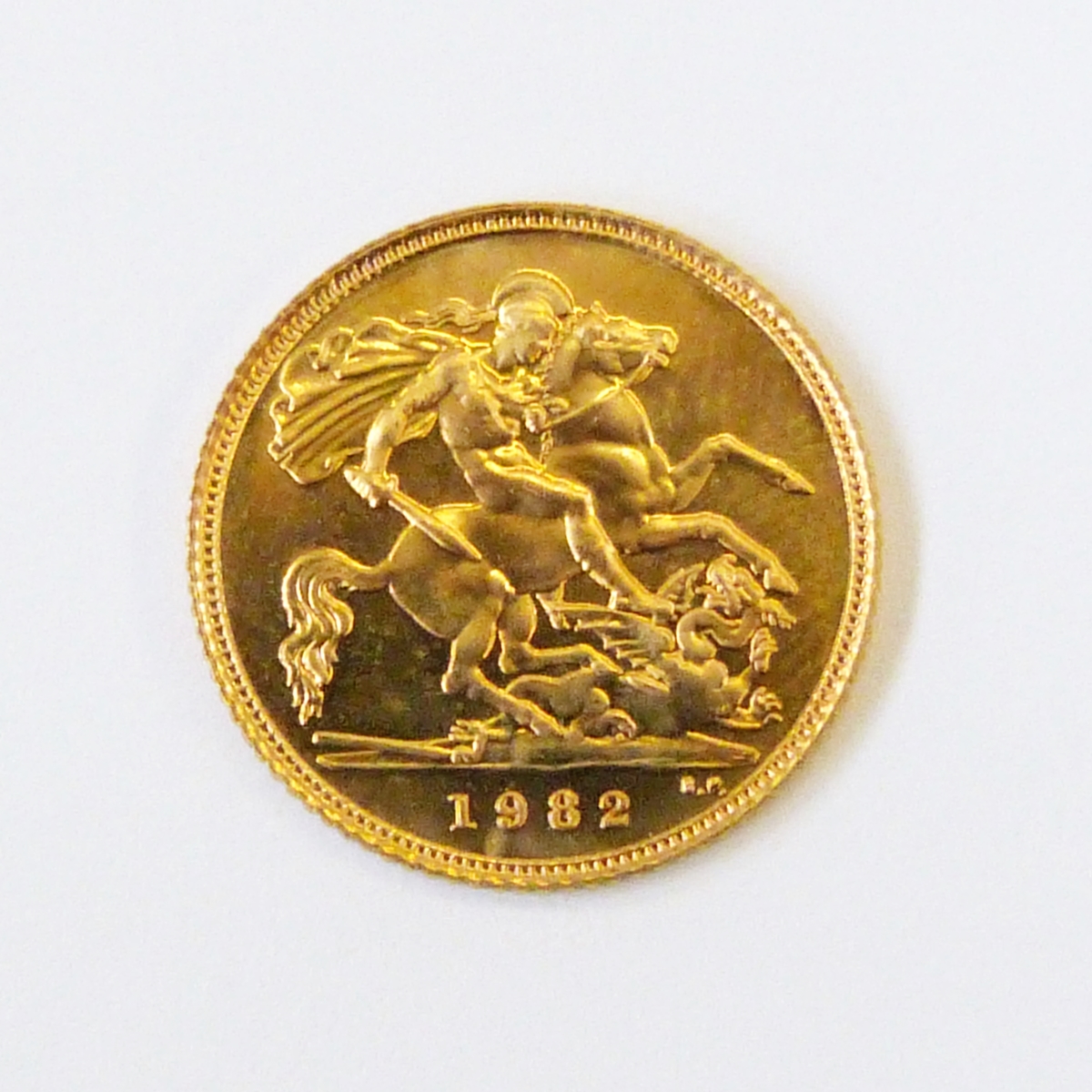 Gold half-sovereign 1982