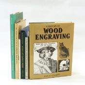 Quantity of books illustrated with wood engravings including:- "The Wood Engravings of Gwen