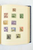 Brown stock book and contents of commonwealth stamps with some good classics and another stamp album