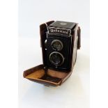 Franke and Heidecke Rolleicord Compur camera with a Carl Zeiss Jena lens no.1804095 and a