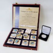 Windsor Mint 'Ships that Made History' six coin proof set in fitted case, a Windsor mint 70mm