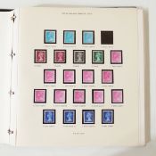 Stamp album and contents of a specialist collection of mint GB decimal,