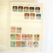 Small stock book and contents of stamps including Edward VIII to 1s mint, Edward VIII 1d SG320(?)