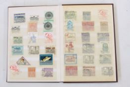 Stock book and contents of Norway, Sweden and Denmark, assorted GB stamps, further stock books of