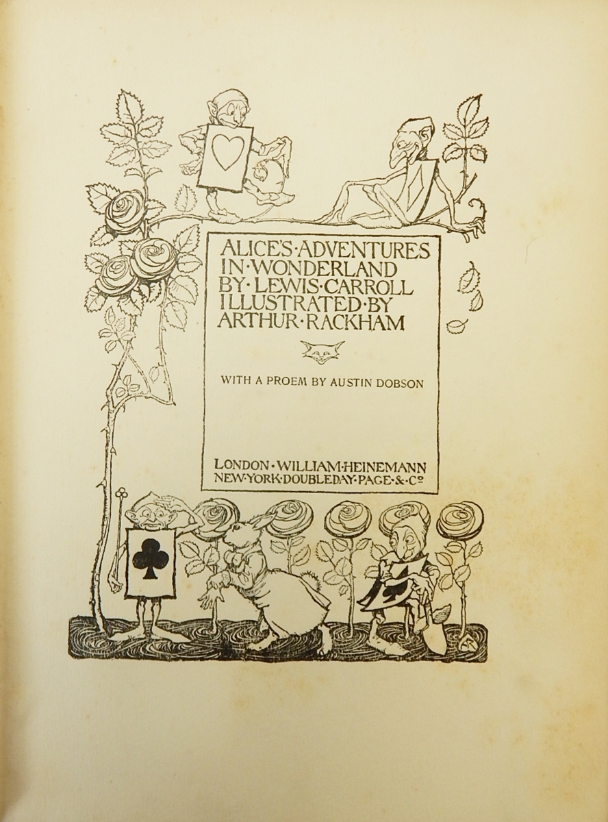 Quantity of children's books including:- Rackham, Arthur (ills) "Alice's Adventures in - Image 2 of 5