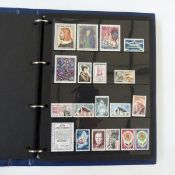 Folder and contents of Aden stamps, mainly UMM, to 1948 R10 GB overprints and three other albums and