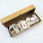 Three boxes of assorted loose cigarette cards including some sorted into sets such as Player's '