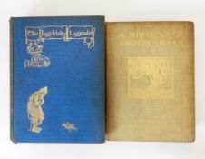 Rackham, Arthur (ills) "A Midsummer Night's Dream", Heinemann 1908, colour plates with tissue
