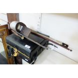 Stereoscopic viewer, a bow,