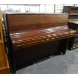 Welmar upright pianoforte with an iron overstrung frame, No.