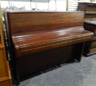 Welmar upright pianoforte with an iron overstrung frame, No.
