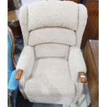 Modern upholstered armchair