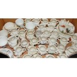 Large quantity of crested ware,