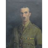 Early 20th century school Oil on canvas "Captain Raymond Anderson-Morshead (born 1881,