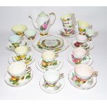 Paragon part china tea service and coffee service Harry Wheatcroft, c.