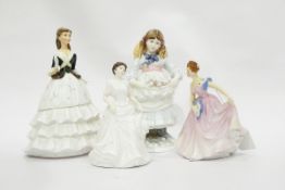 Royal Worcester figure "Debutante", a Coalport figure "Childhood Joys", No.