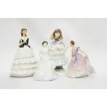 Royal Worcester figure "Debutante", a Coalport figure "Childhood Joys", No.