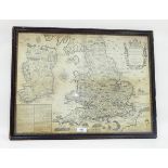 John Speed Uncoloured engraved map England, Wales and Ireland (Speed,