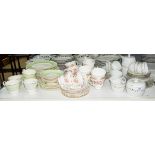 Royal Worcester coffee service 'Verona', a Colclough bone china part tea service,