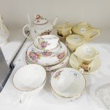 Royal Worcester "Roseland" tete-a-tete and a children's Goldilocks part service