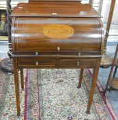 Lady's Edwardian roll-top writing desk/bureau,