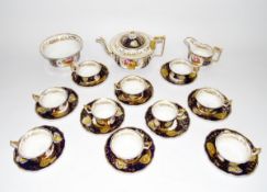 Early Victorian part dinner/tea service,