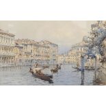 Eugenio Benvenuti (1881-1959) Watercolour drawing "Venice", labelled verso, 13.