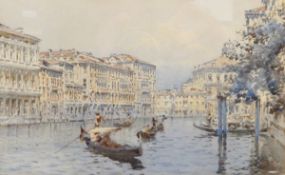 Eugenio Benvenuti (1881-1959) Watercolour drawing "Venice", labelled verso, 13.